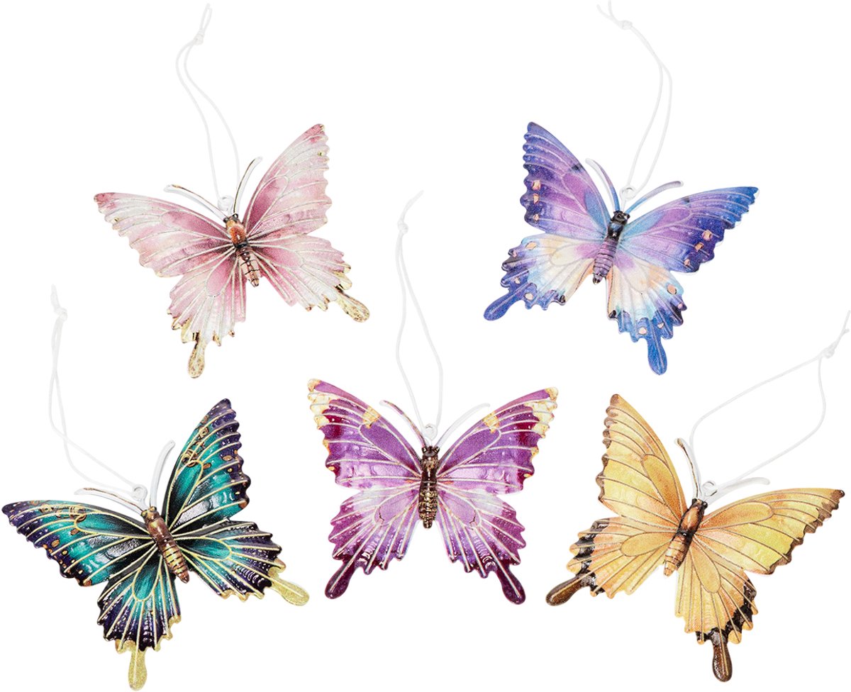 Vlinderhangers voor een artistieke decoratie van de woonruimte, 8 cm,