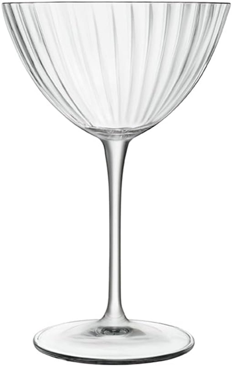 Set van 6 Martini Glazen Swing Stijl - Cocktailglazen 22 cl