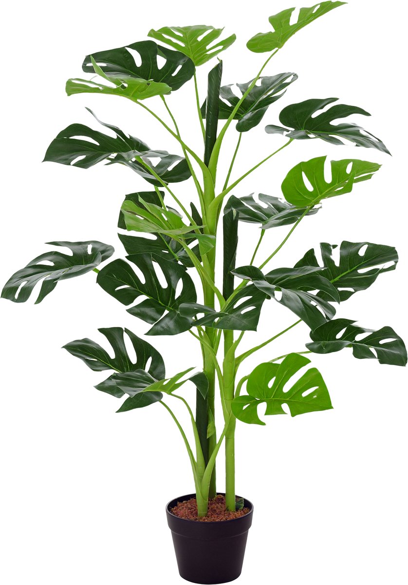 Outsunny Kunstplanten - PE - 16x16x100cm - Groen Groente