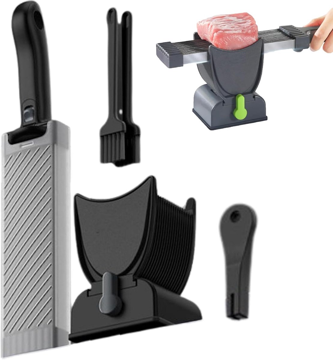 Multifunctionele vleessnijmachine - Handmatig voor varkensvlees/rundvlees, keukenhulp