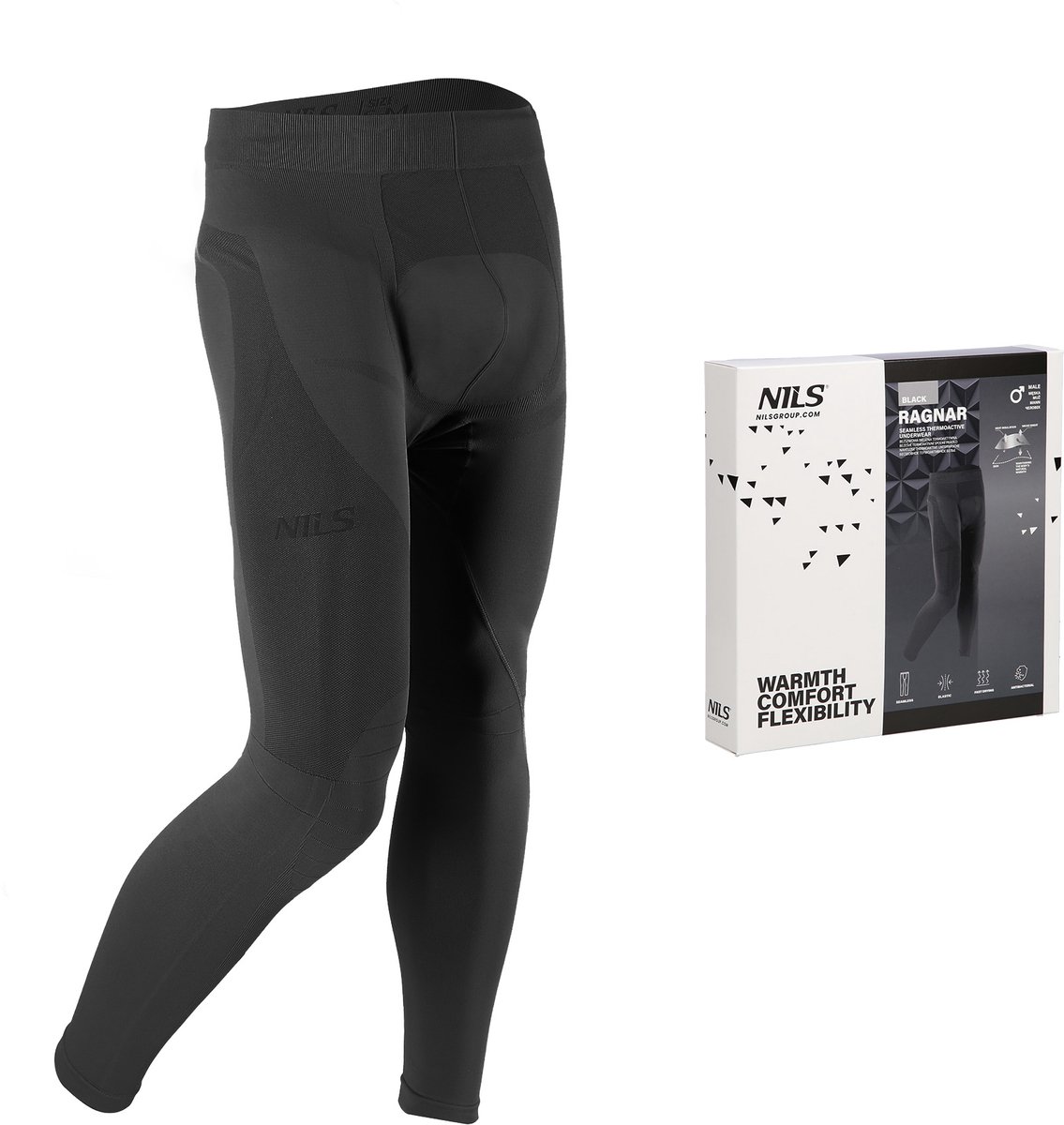 Nils Ragnar - Thermische Broek - L/XL - Zwart - Ademend