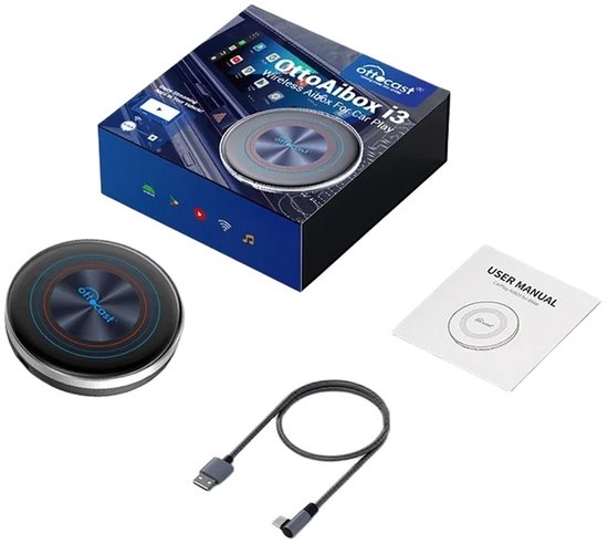 n.k　Ottocast OttoAibox i3 ワイヤレス Aibox Ottocast OttoAibox i3 8GB + 128GB Android 13 AI Box – Wireless