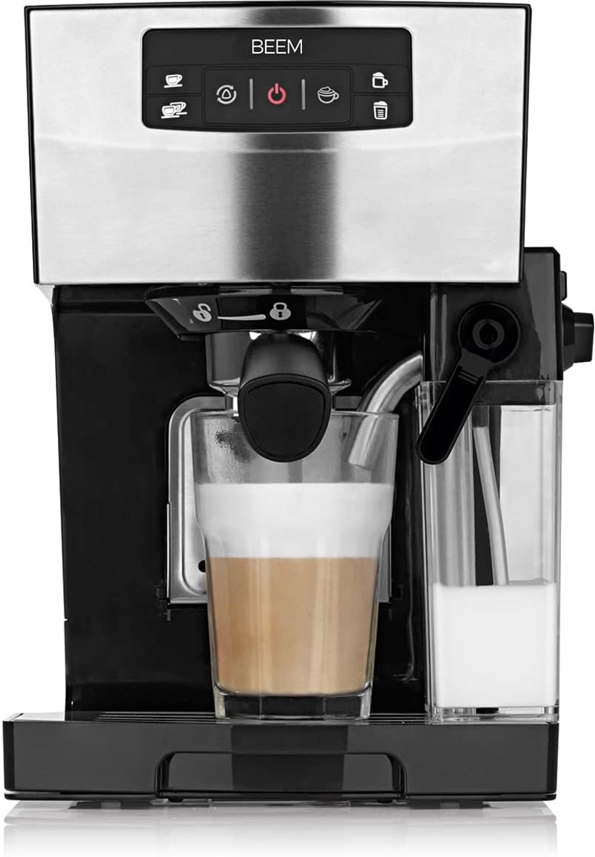 Semi-Automatische Espressomachine met 20 Bar, Instelbaar Melkschuim en Kopwarmer