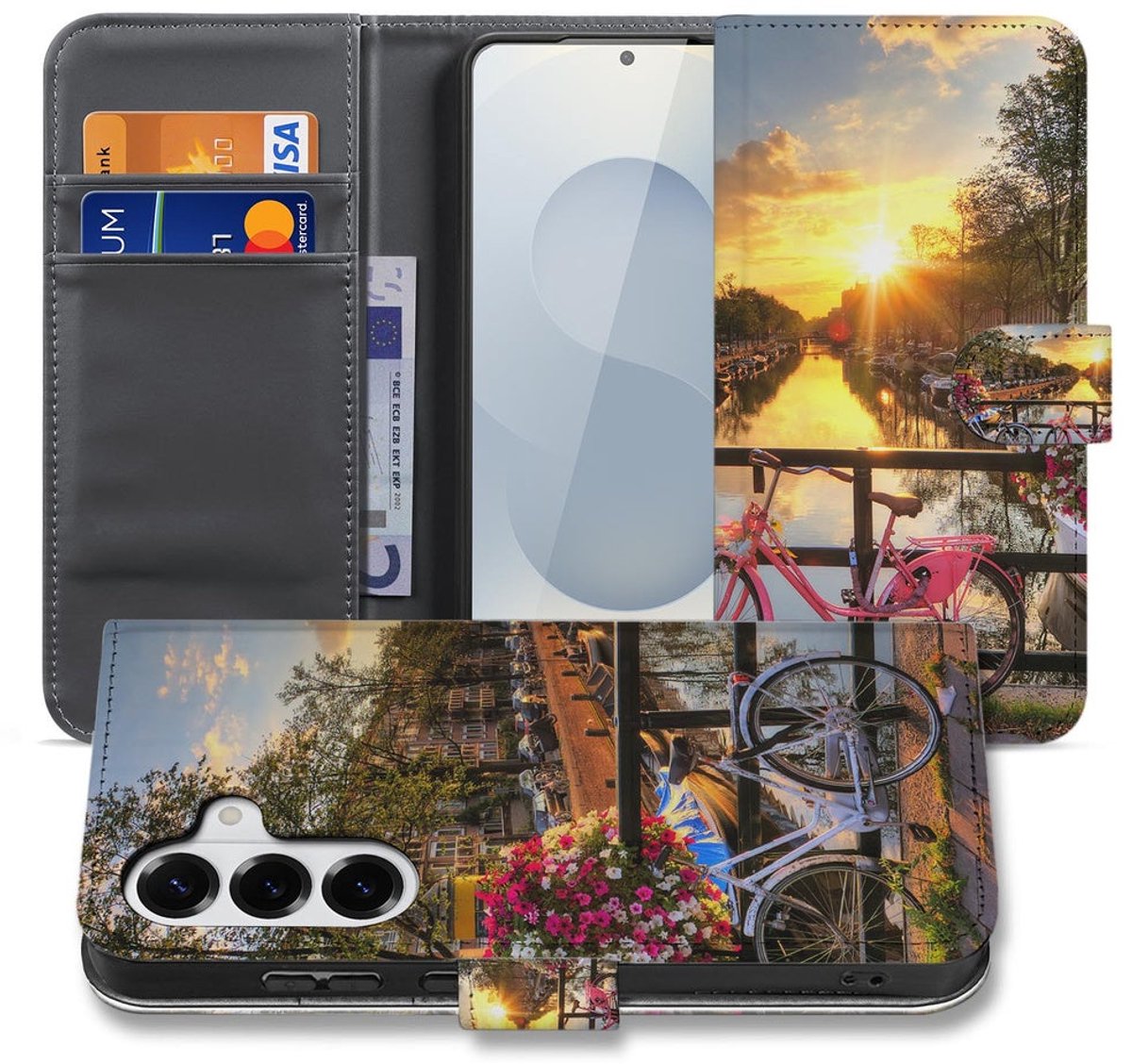 Book Case Hoesje Samsung Galaxy S26 Amsterdamse Grachten