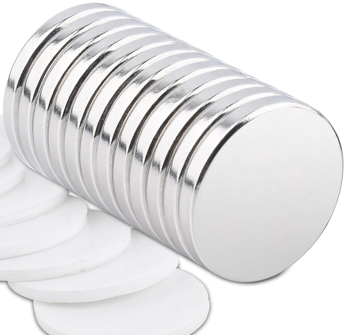 Neodymium Ronde Magneten 20 x 3 mm - 12 Stuks