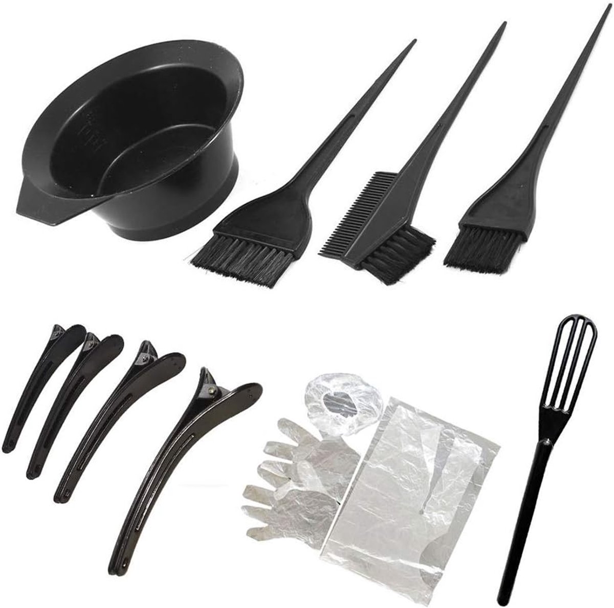 Complete Set Haarkleuring Gereedschap voor DIY en Salon Gebruik
