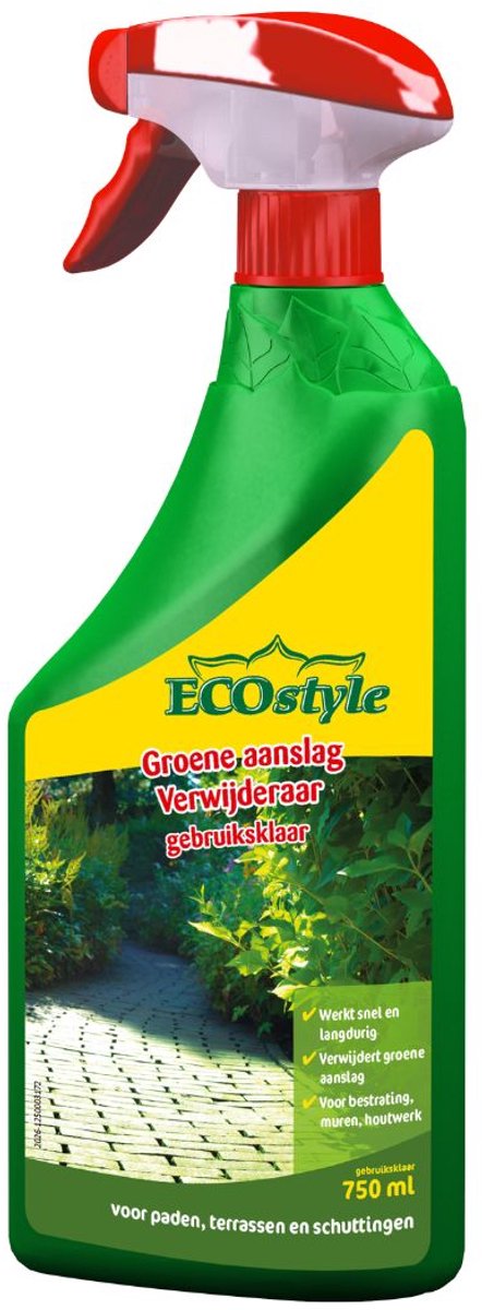 ECOstyle Terrasreiniger Spray - voor Steen Glas en Houten Oppervlakken - Gemaakt van plantaardige vetzuren - 750 ML