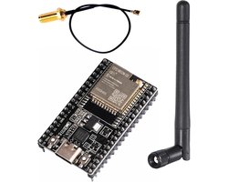 Krachtig ESP32 Ontwikkelbord Type C met WiFi Antenne en Kabel - Ideaal voor Arduino Projecten