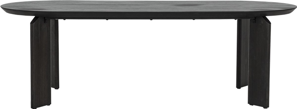 Tower Living - Allure eettafel Deens ovaal - 220 cm - donkerbruin