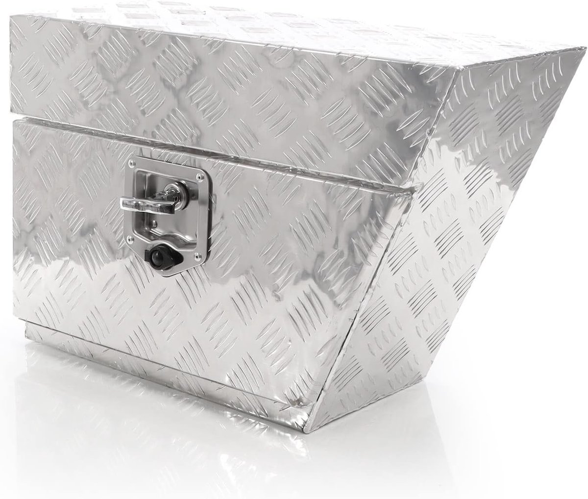 Aluminium laadruimtebox rechts 60x25x40 cm 50 liter met slot en 2 sleutels