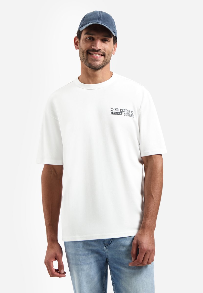 Interlock T-shirt met backprint