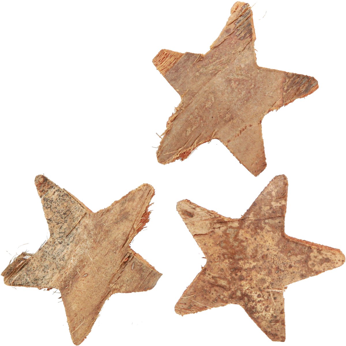 Kokossterdecoratie naturel Kerstdecoratie naturel 5,5-7cm 30 st, 30 St