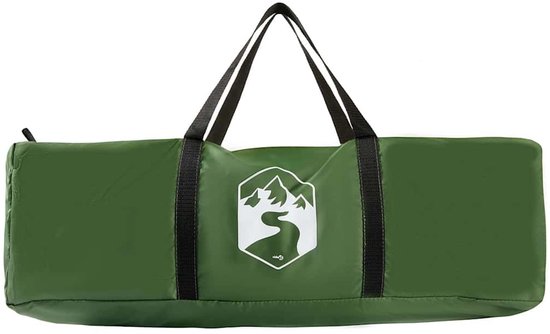 vidaXL - Binnentent - met - dak - met - opslag - Groen - 290 - x - 288 - x - 234 - cm - taft van Merkloos — afbeelding 3