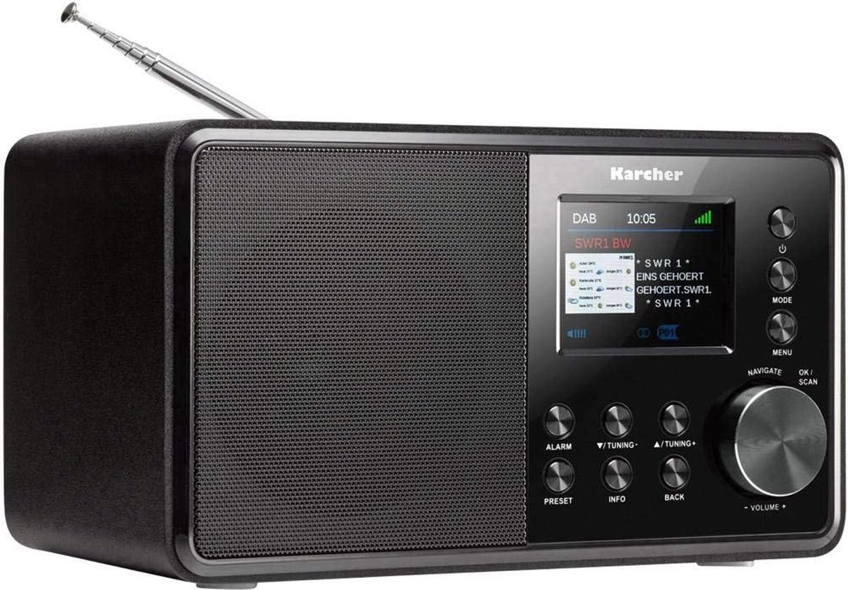Digitale Keukenradio met DAB+ en FM, Wekker Met Dubbel Alarm, AUX-ingang, Compact Ontwerp - Zwart
