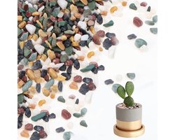 Decoratieve Steentjes voor Vazen en Aquarium - Gekleurd Grind 900g (6-15 mm)