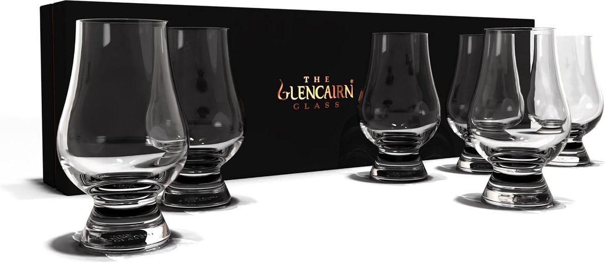 Whisky Glazen Giftset van 6 – Perfect voor Whiskyliefhebbers