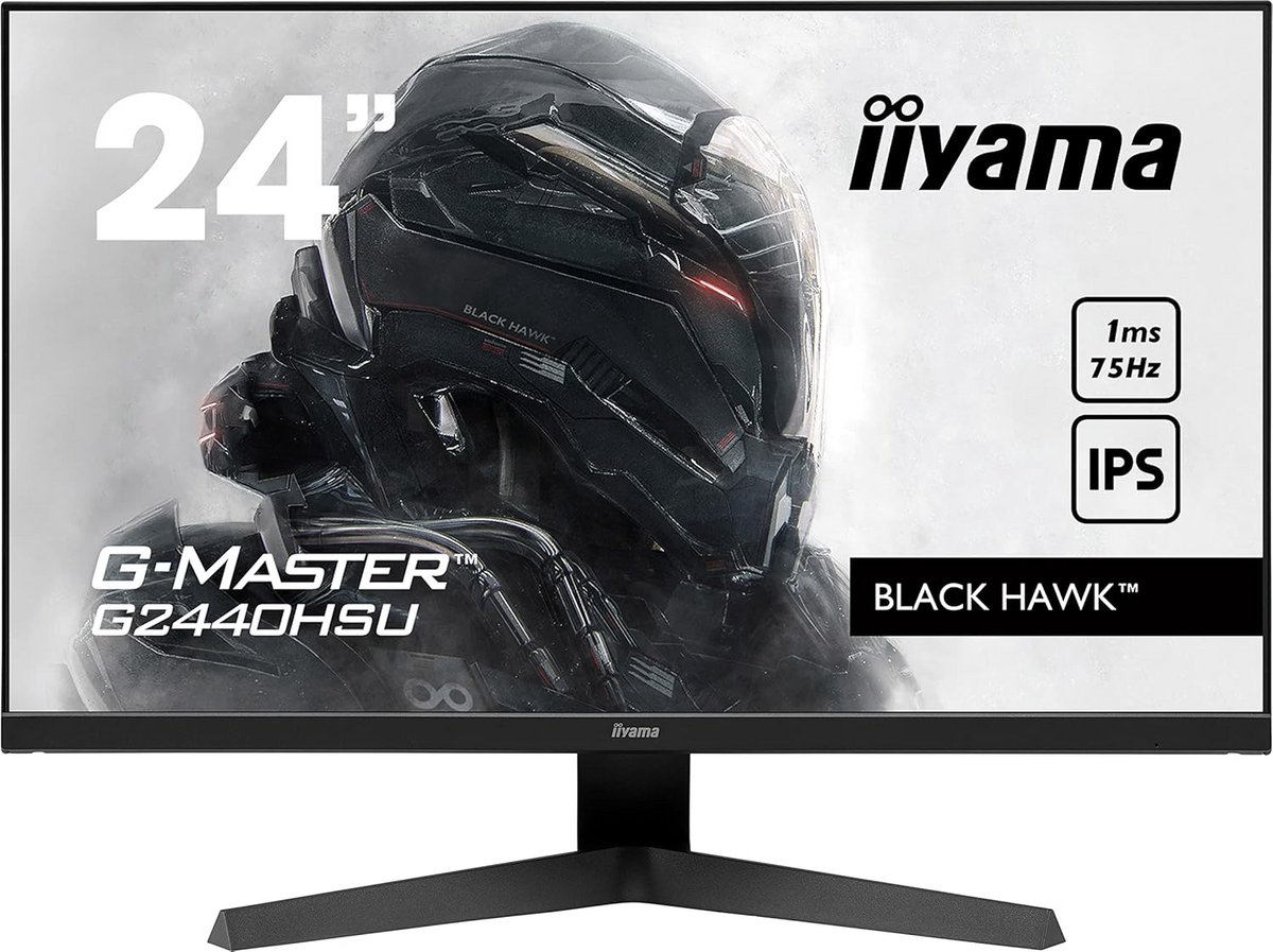 23,8-inch IPS Monitor met 1920x1080 Resolutie, 75Hz, FreeSync en 1ms Reactietijd