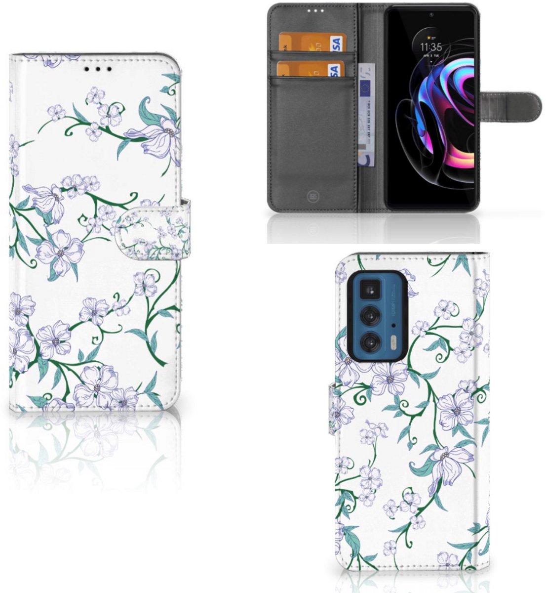 Motorola Edge 20 Pro Uniek Hoesje Blossom White