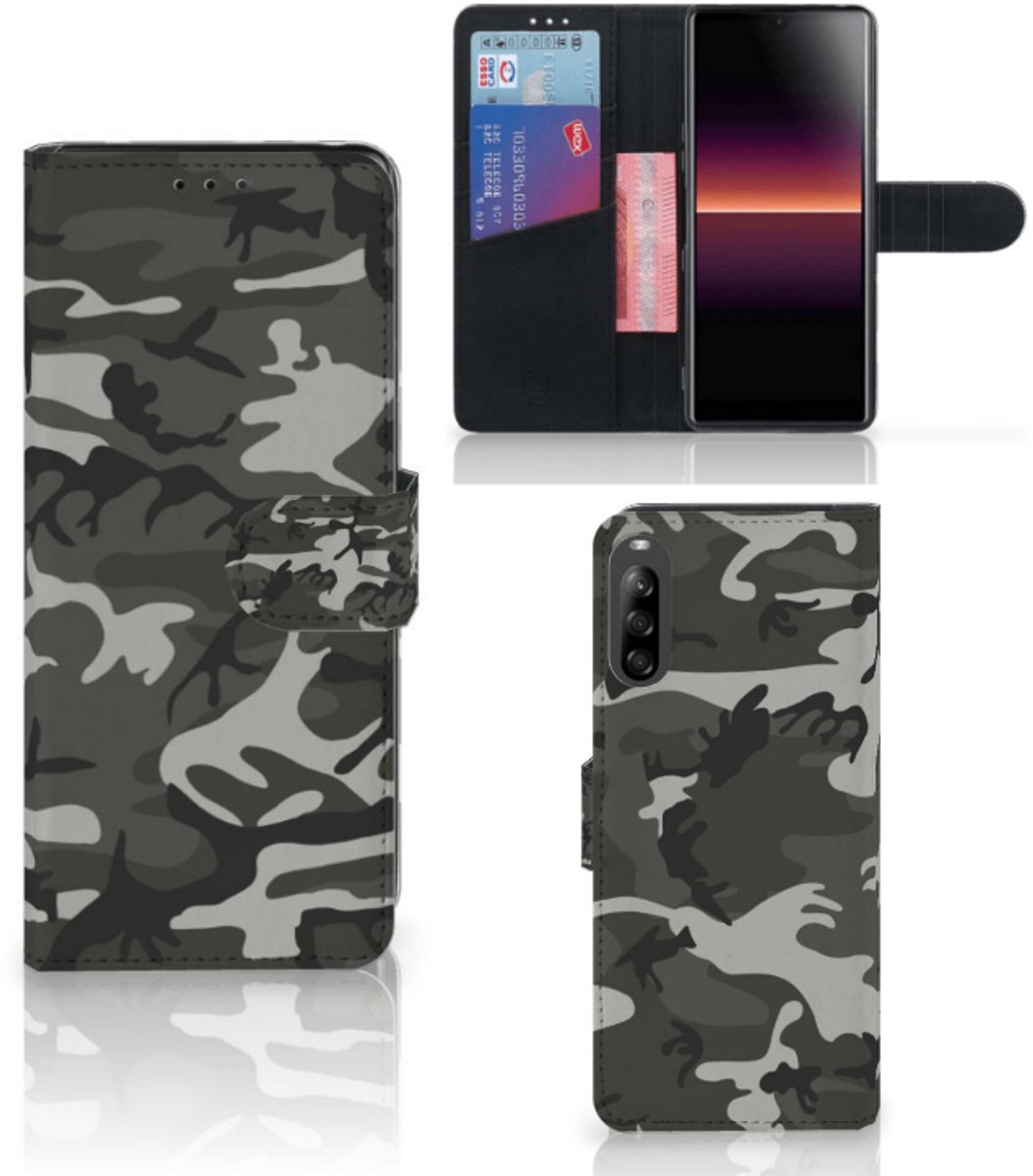 Sony Xperia L4 Telefoon Hoesje Army Light