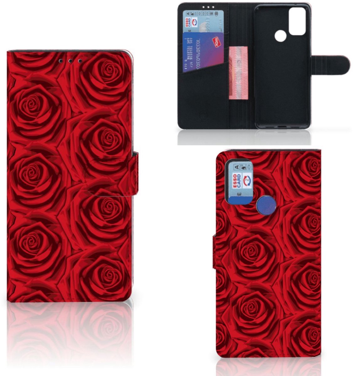 Alcatel 1S (2021) Hoesje Red Roses