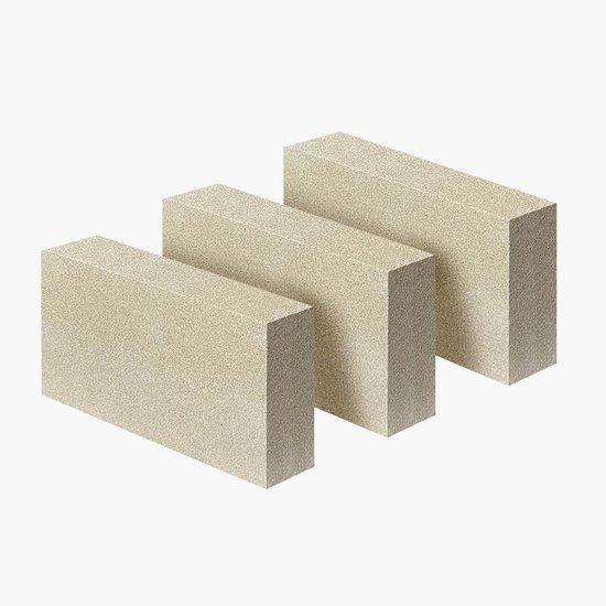 Isolerende vuurstenen 9" x 4,5" x 2,5" - 3-Pack voor houtkachels en open haarden