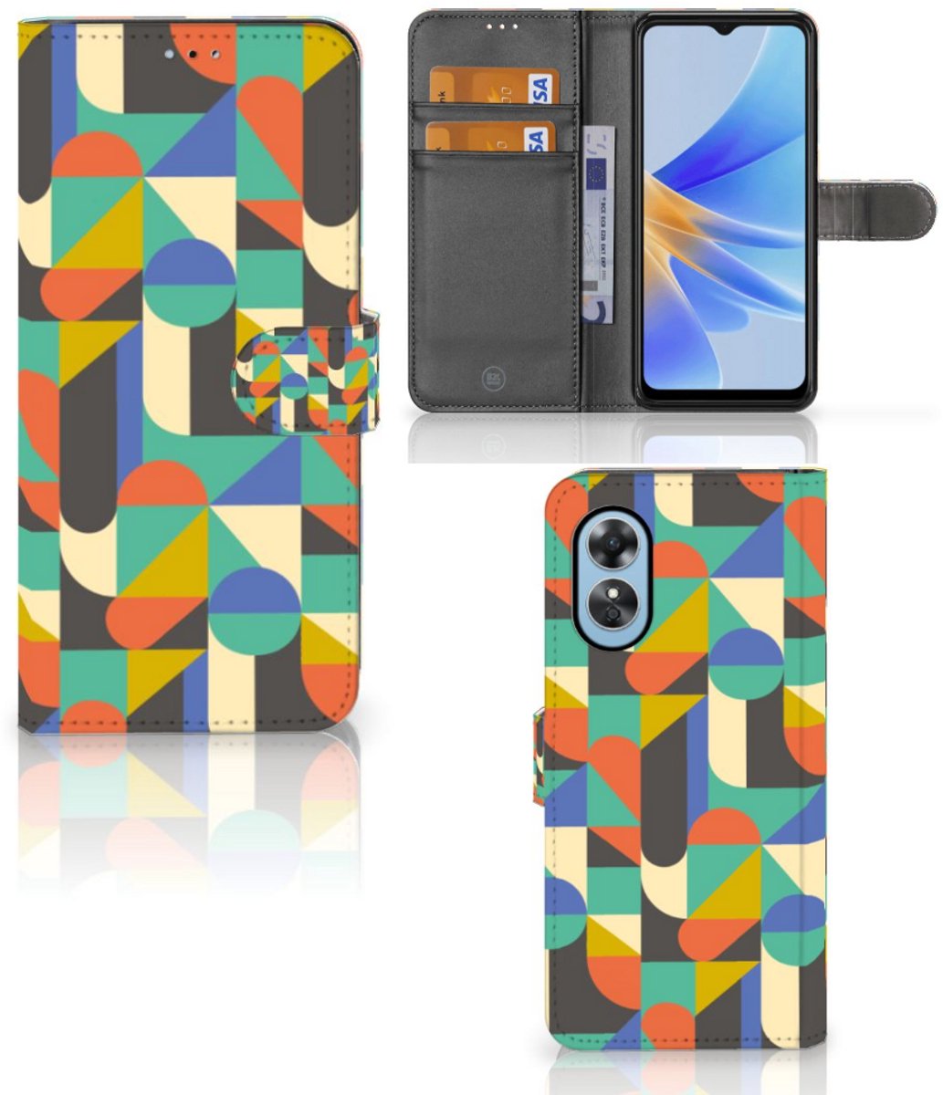 OPPO A17 Telefoon Hoesje Funky Retro