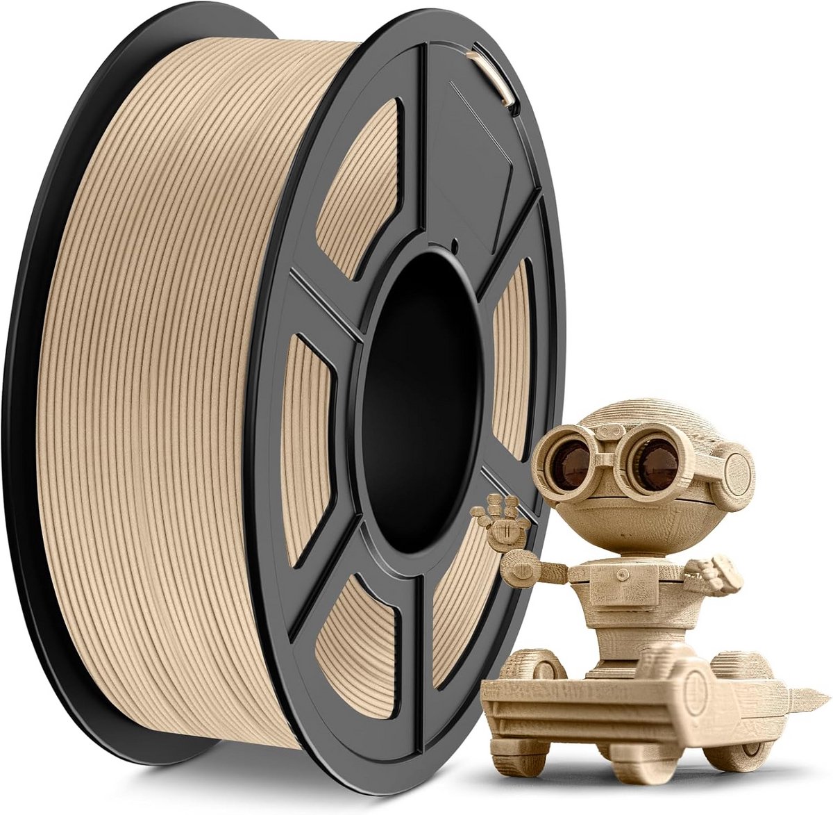 Houtlook PLA 3D Filament 1,75 mm 1 kg - Upgrade met 15% Houtmeel