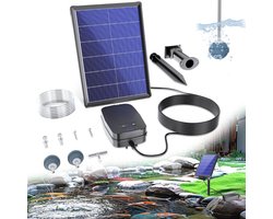 CLVP® Luchtpomp Vijver - Zuurstofpomp - Luchtsteen - Luchtpomp Buiten - Zwart