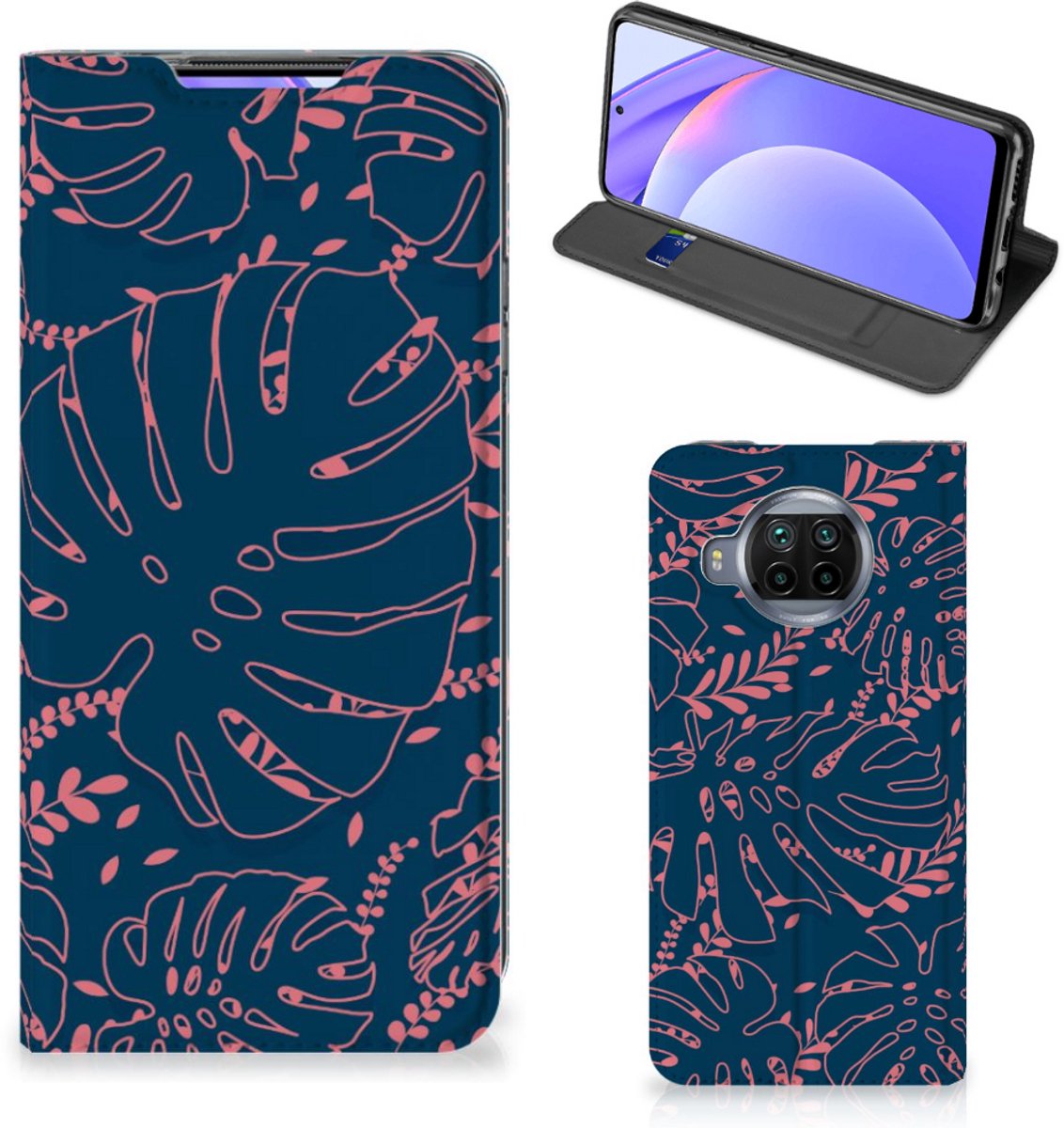 Xiaomi Mi 10T Lite Smart Cover Palm Leaves