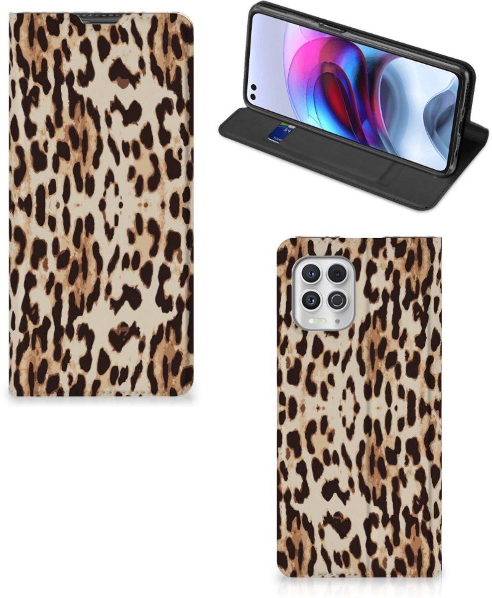 Motorola Moto G100 Hoesje maken Leopard