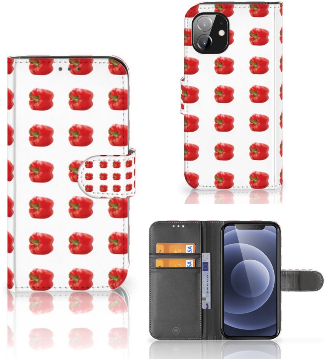 Apple iPhone 12 Mini Book Cover Paprika Red
