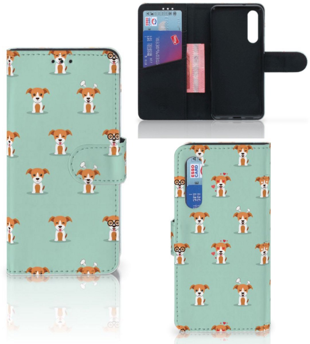 Xiaomi Mi 9 SE Telefoonhoesje met Pasjes Pups