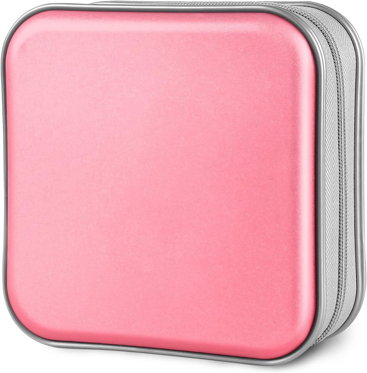 CD/DVD-hoesjes met 40 capaciteit - Robuuste Opbergorganizer in Lichtroze