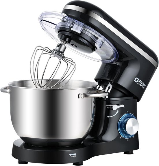 Professionele Keukenmachine 6,2L - 1400W Staande Mixer met Planetair Mengsysteem — afbeelding 5