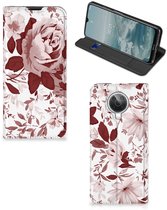 Étui pour téléphone portable Nokia G10 | Bookcase G20 Aquarelle Fleurs