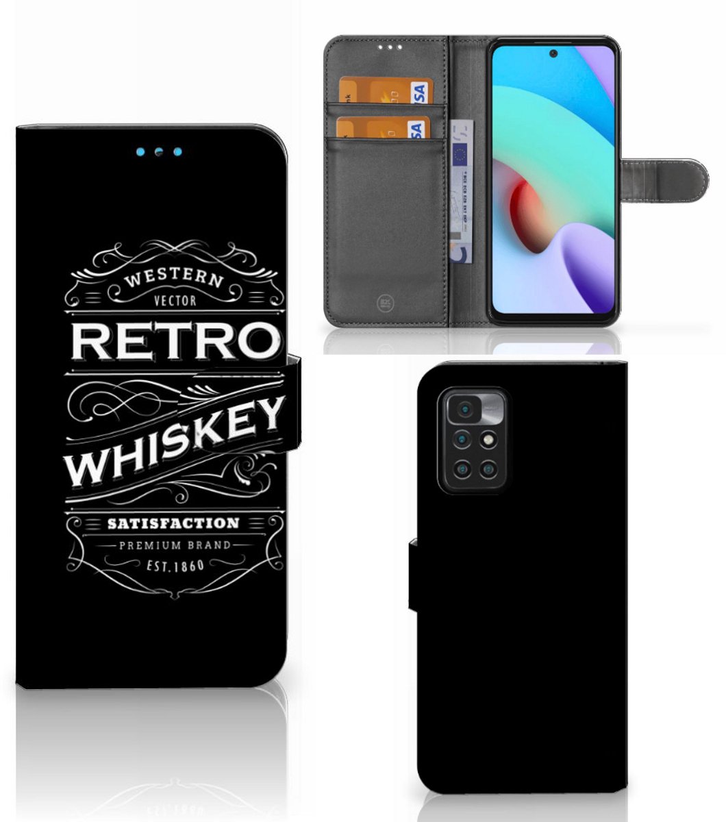 Xiaomi Redmi 10 Book Cover Whiskey