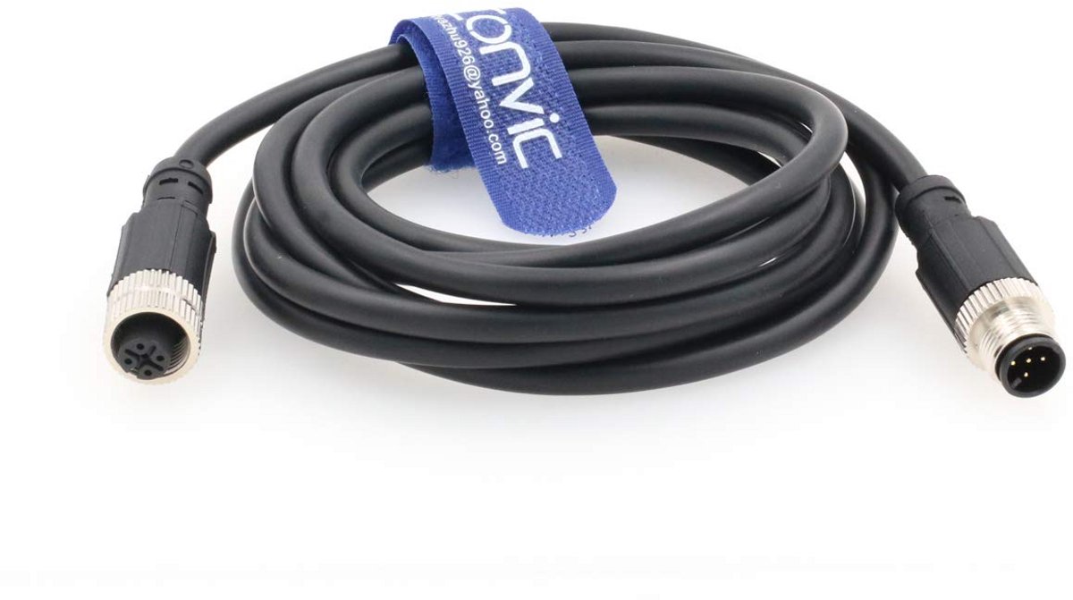 Industriële M12 5-polige Sensor Connector Kabel Man naar Vrouw voor Automatisering