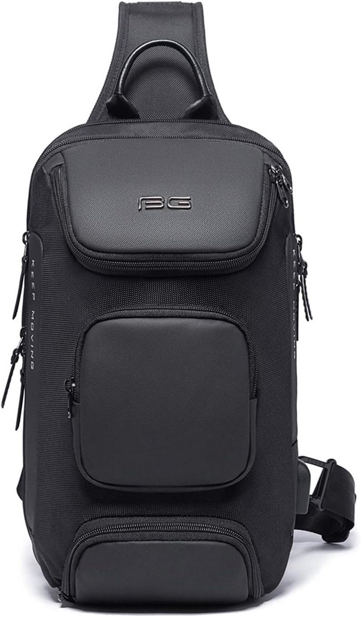 Borsttas Heren Sling Crossbody Tas Grote Capaciteit Duurzaam Polyester
