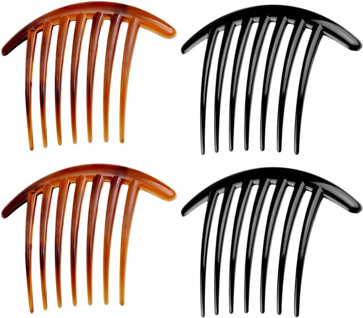 Set van 4 Haarsteken Kammen voor Vrouwen en Meisjes - Comfortabele Haaraccessoires