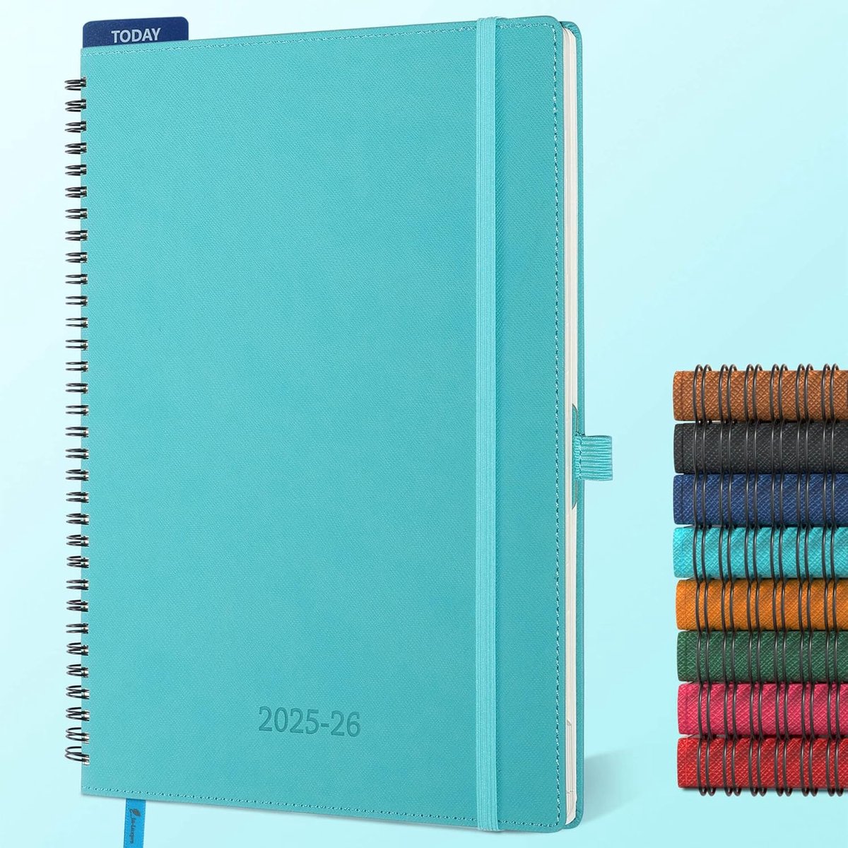 A4 Weekplanner 2025/2026 met Zachte Cover en Zelfklevende Pennhouder