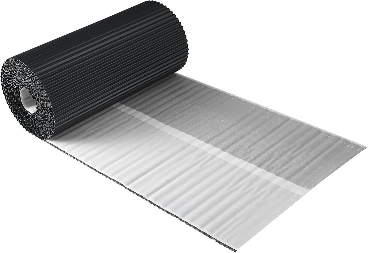 Zelfklevende Aluminium Aansluitband voor Schornstein en Muur - 30cm x 5m in 7 Kleuren