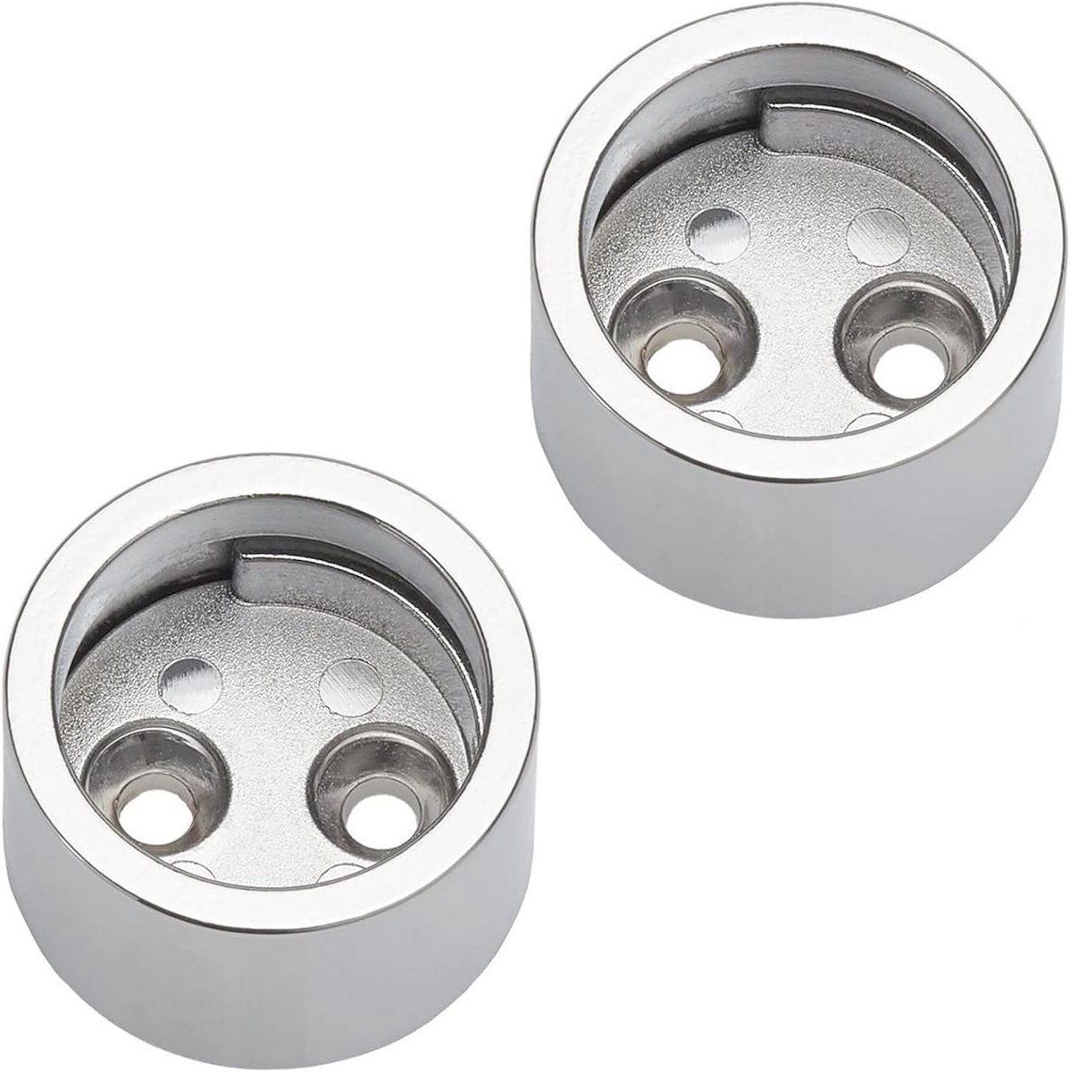 Centrale Steun voor Ronde Garderobebuizen Ø 25 mm - Kledingstanghouder en Kledinghanger