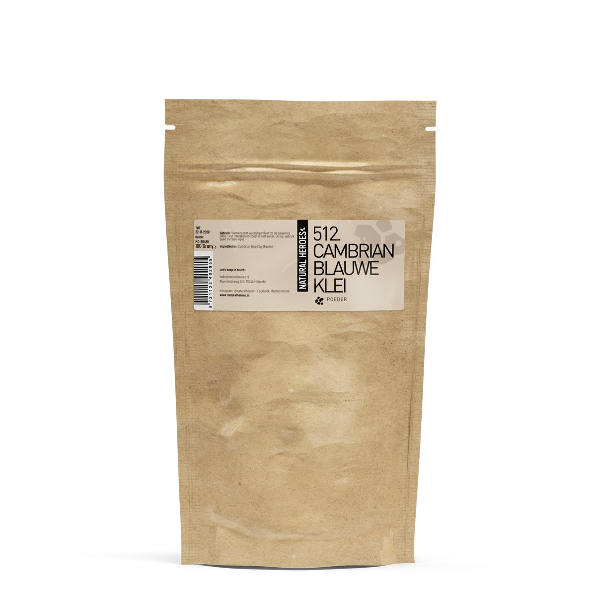 Natural Heroes - Cambrian Blauwe Klei 100 gram