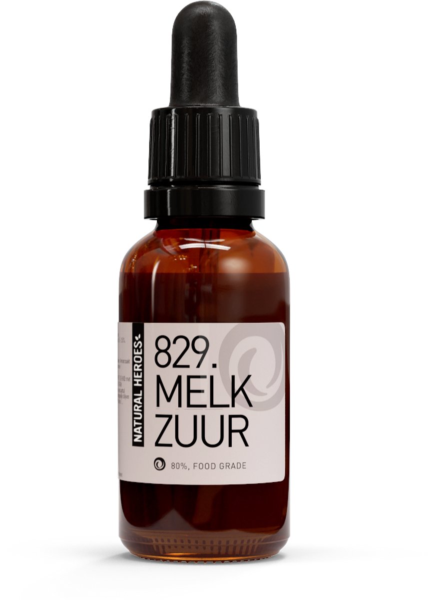 Natural Heroes - Melkzuur / Lactic Acid, 80% (Food Grade) 30 ml