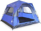 Lumaland Comfort Pop Up Tent Outdoor 210X210 X140 Cm - Blauw - 3 Persoons