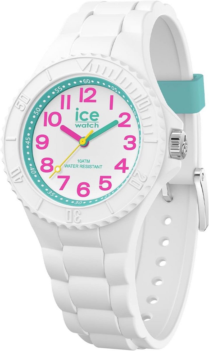 Trendy Witte Kinderwatch met Silicone Band