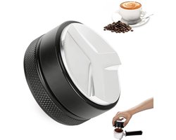 Koffieverdeler - 58mm - Koffie Tamper - Koffie Stamper - Koffie Distributeur - Espresso Verdeler - Espressomachine- Koffie Distributeur - Espresso Tamper - Barista Essentials - Koffie Accessoires - Aluminiumlegering en ABS - Antislip
