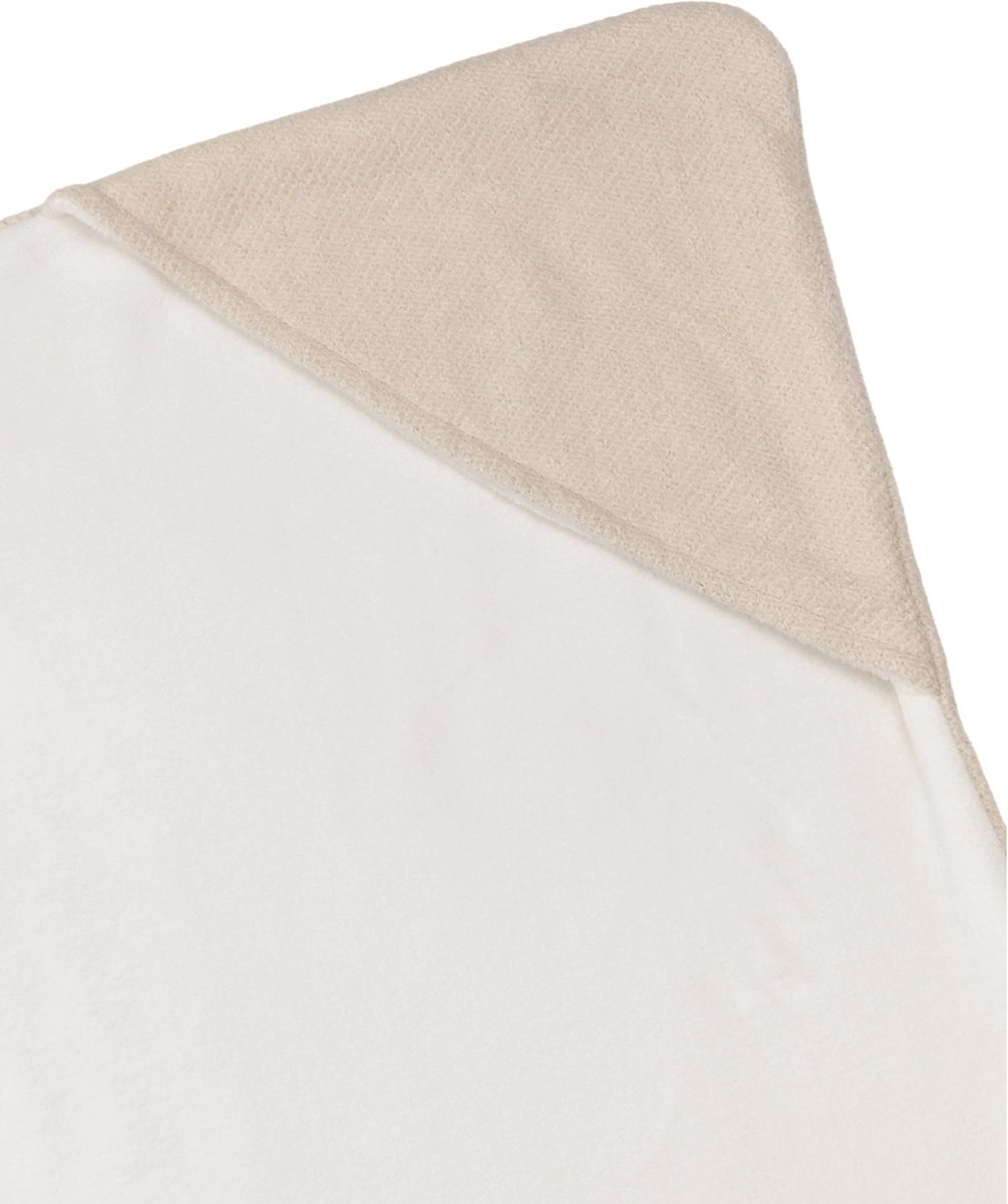 Bamboom Geborstelde Omslagdoek met Capuchon - 80x80 cm – Neutral Pink