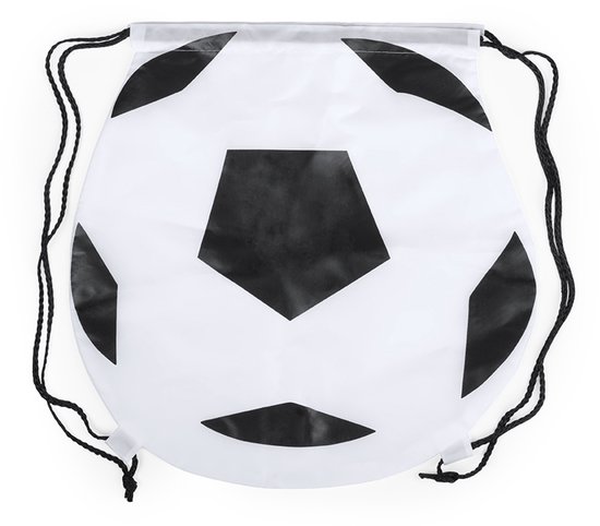 Gymtas met trekkoord voetbal – Stoere sport rugzak voor school, gym en training – Lichtgewicht polyester