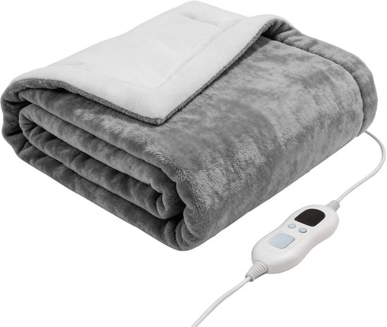 TTD® Verwarmde Deken Elektrisch 200 x 180 cm Flanel 40–60 °C - TTD® - €49,95